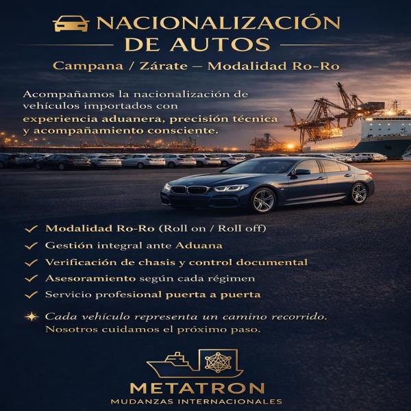 NACIONALIZACION DE AUTOMOVILES CAMPANA / ZARATE