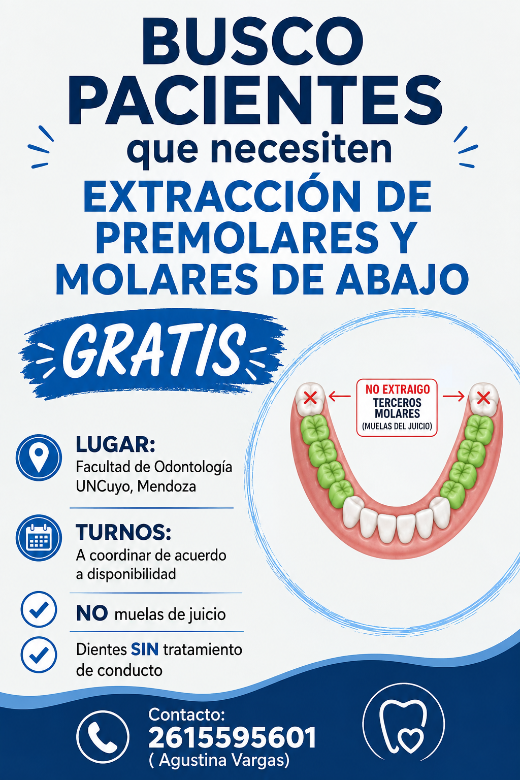 🦷EXTRACCIONES DENTALES GRATIS🦷