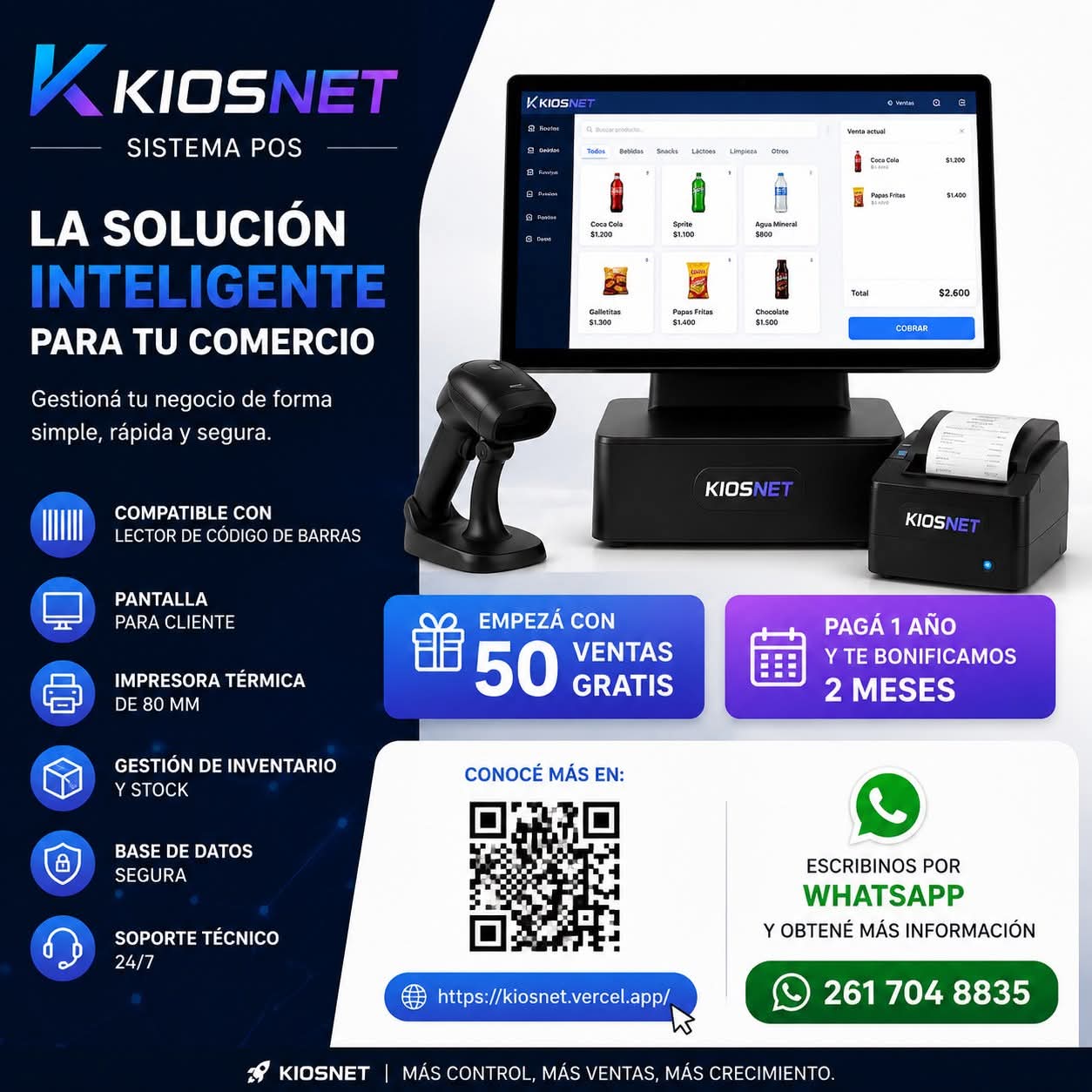 Sistema POS Kiosnet para comercios !