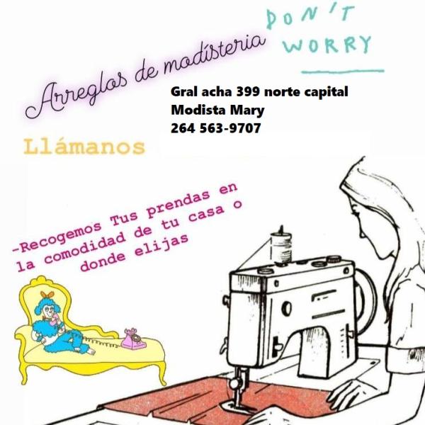 MODISTA MARI ARREGLOS EN GENERAL